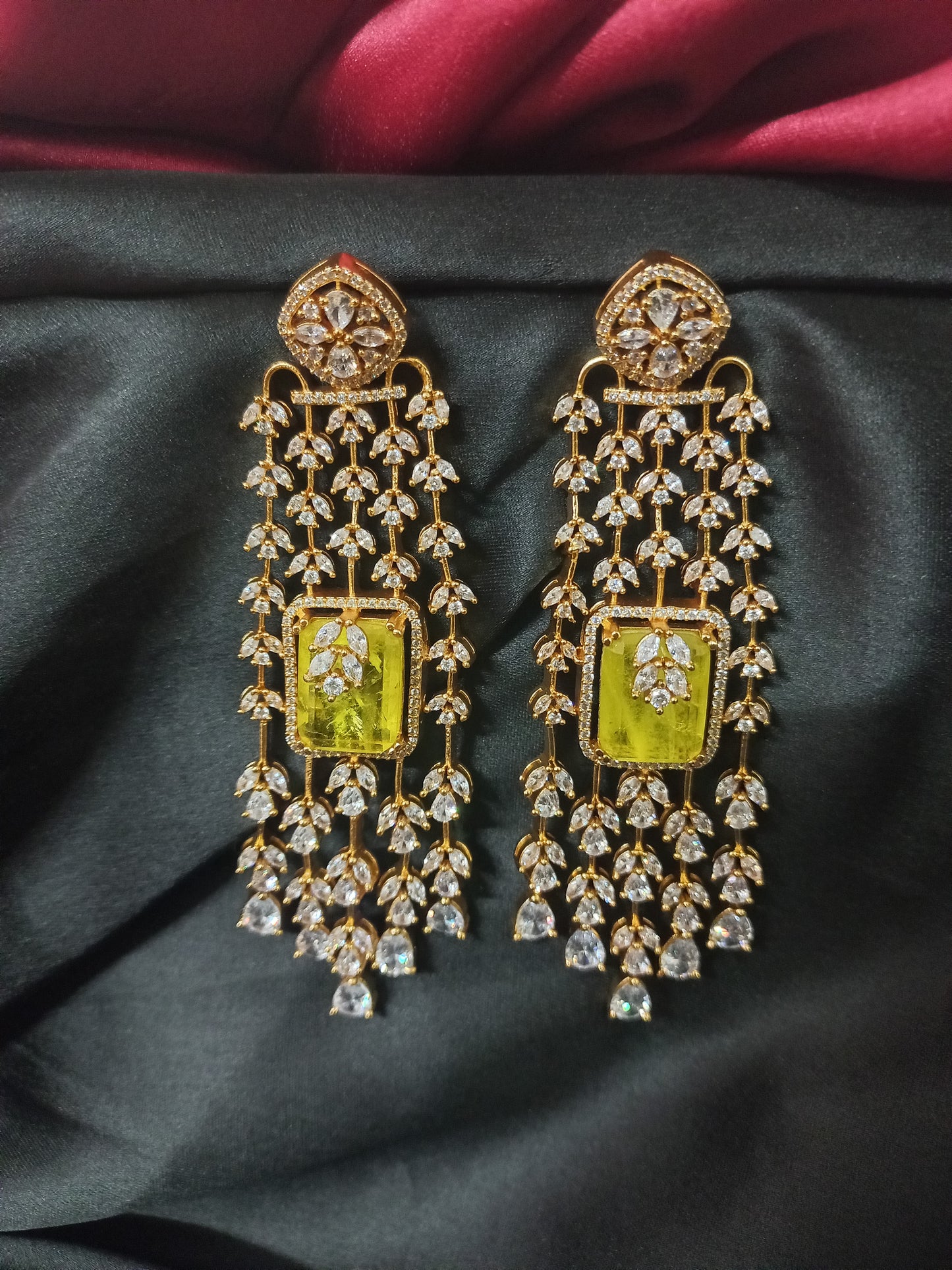Moissanite Doublet Stone Earrings