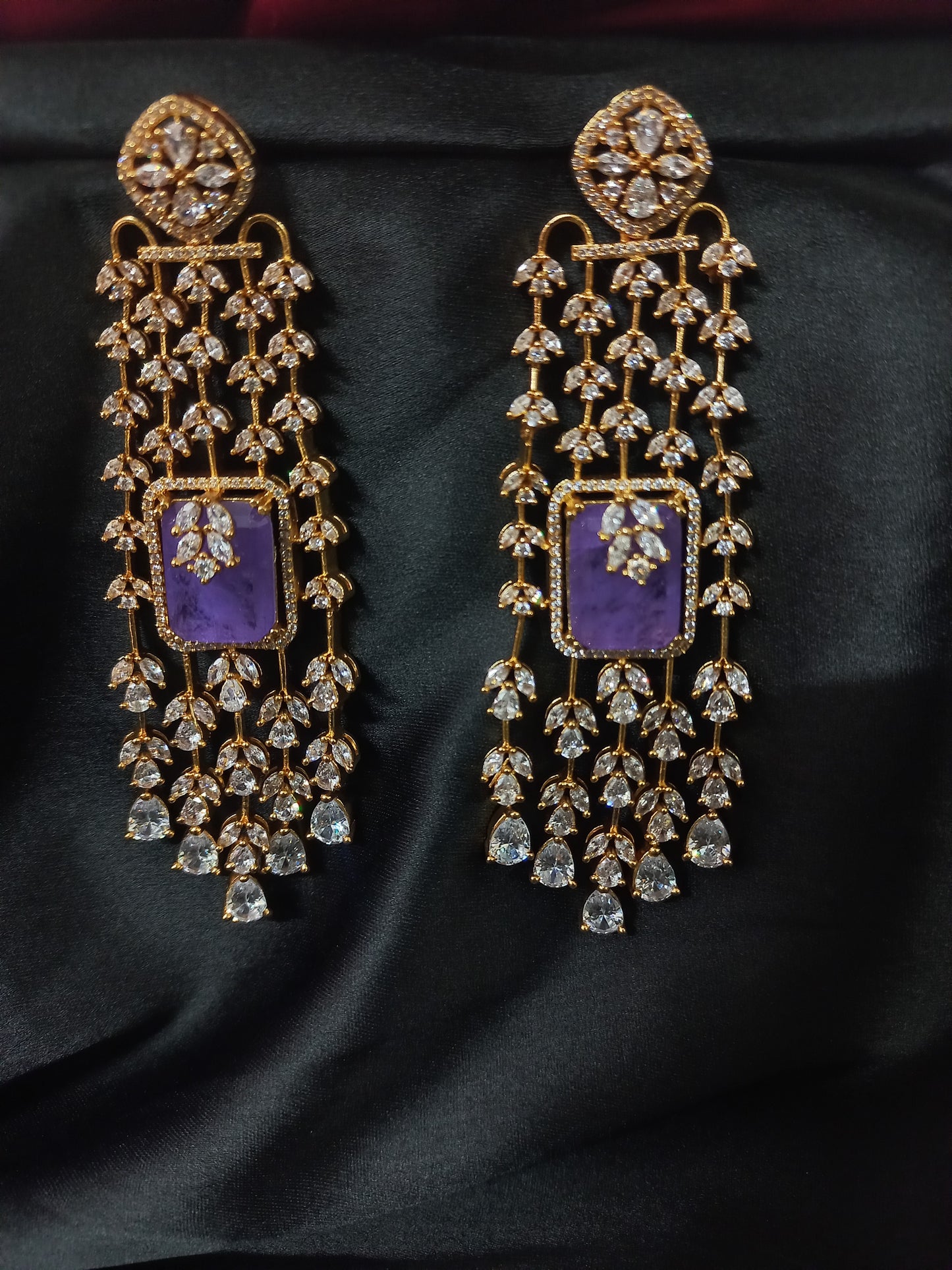 Moissanite Doublet Stone Earrings