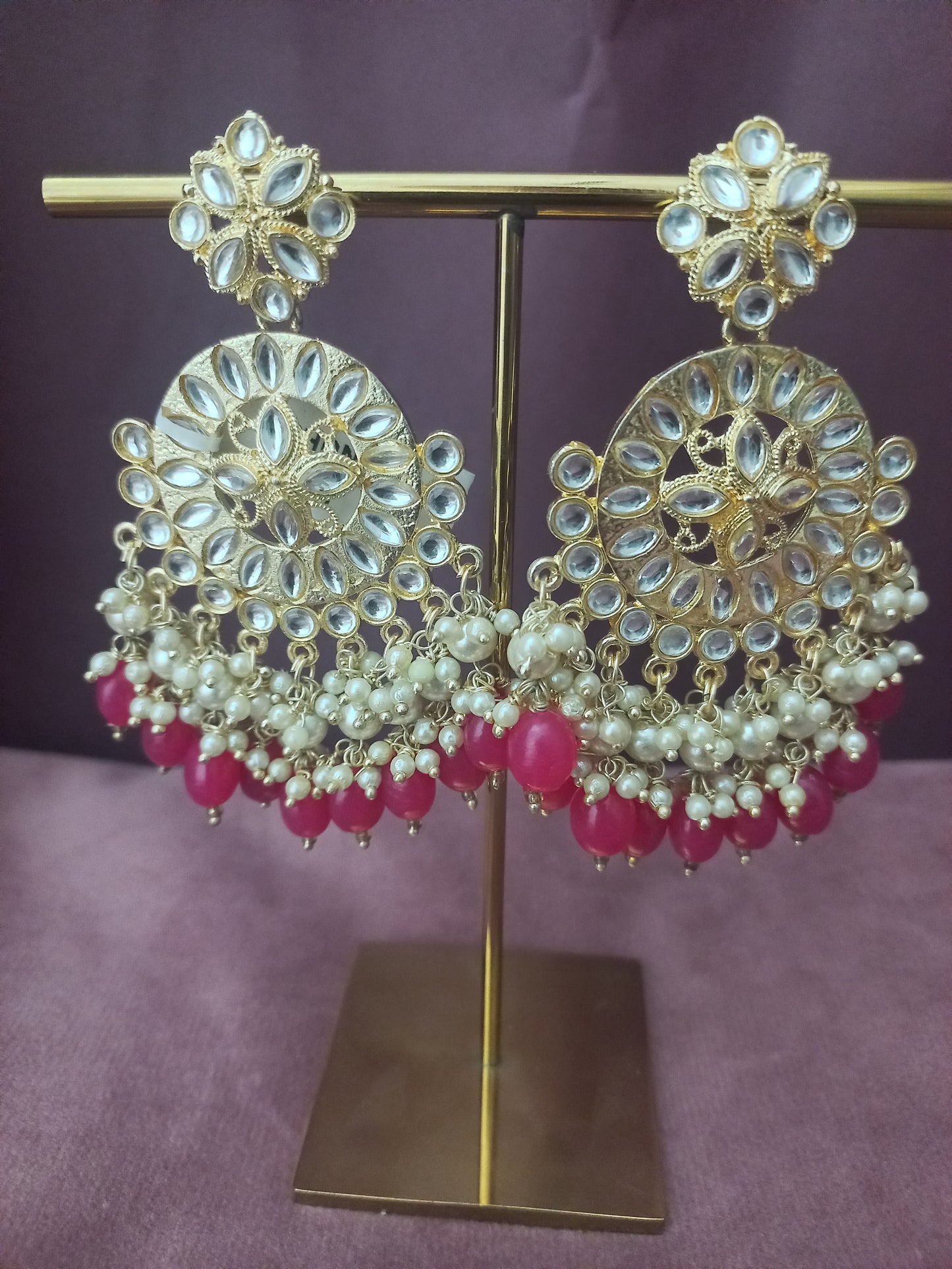 Madhvi Meenakari Earrings