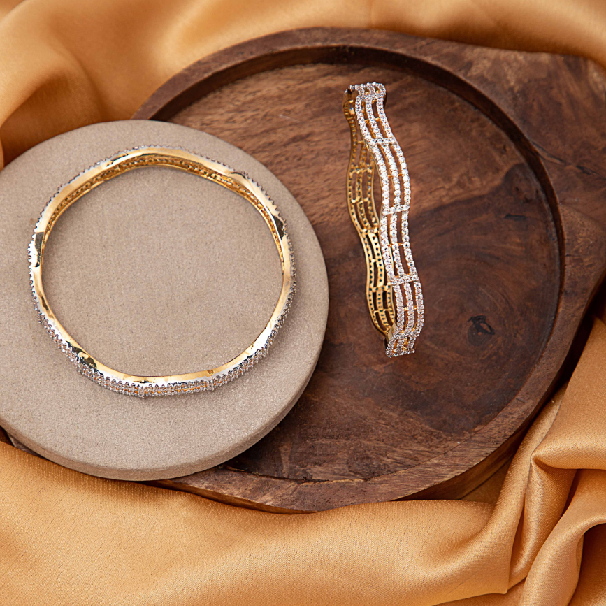 Leheriya American Diamond Bangle