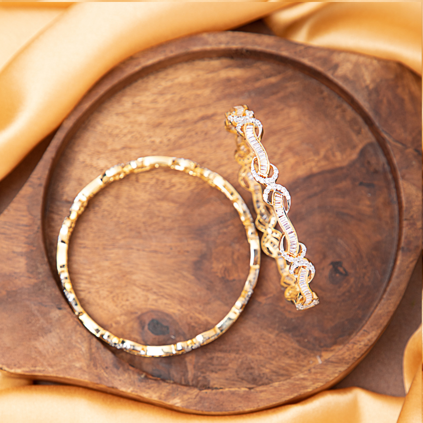 Saara American Diamond Bangles