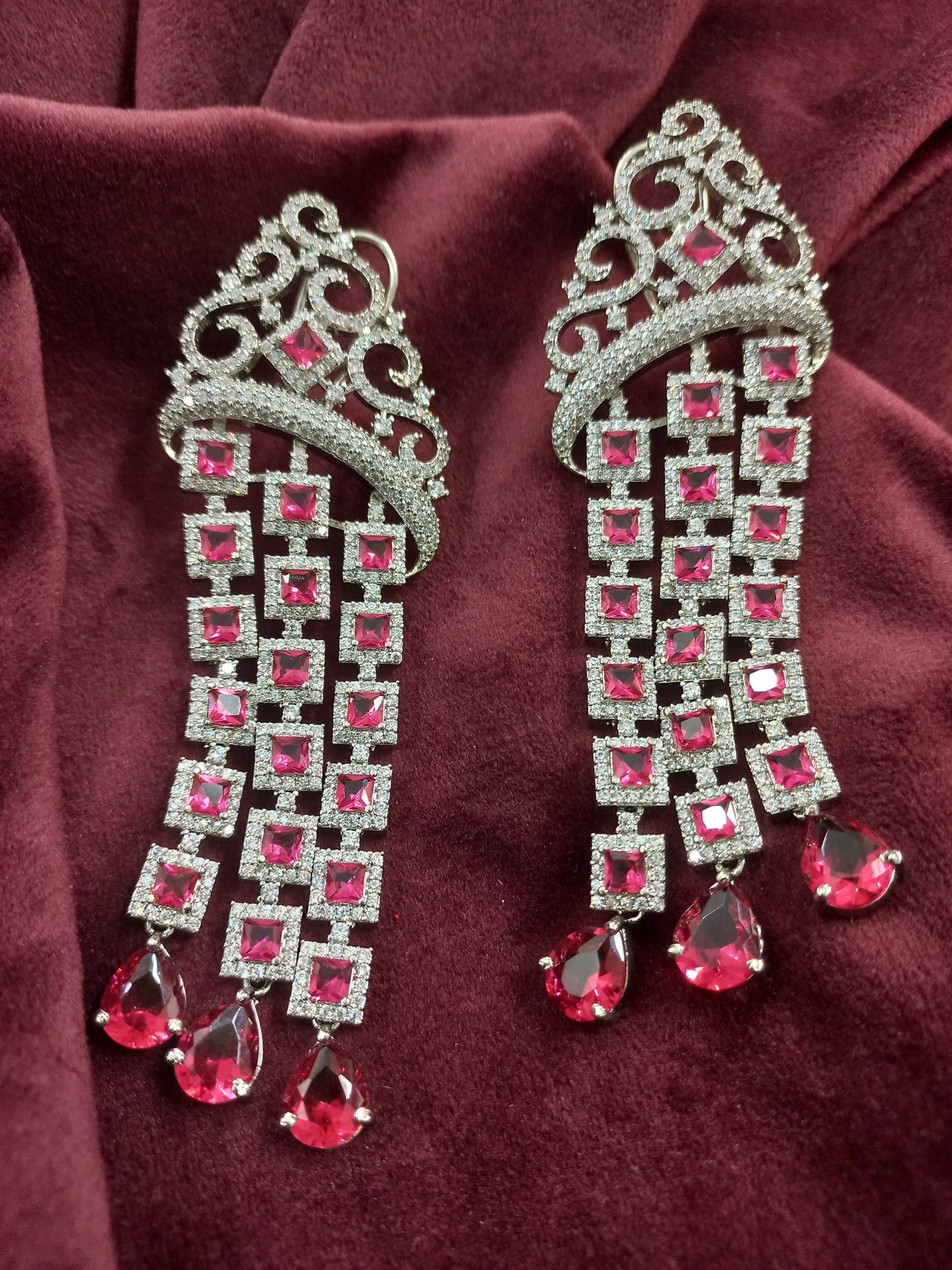 Nishta American Diamond Earrings