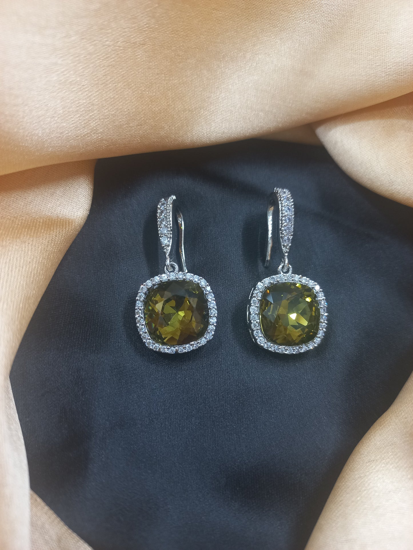 Aisha American Diamond Earrings