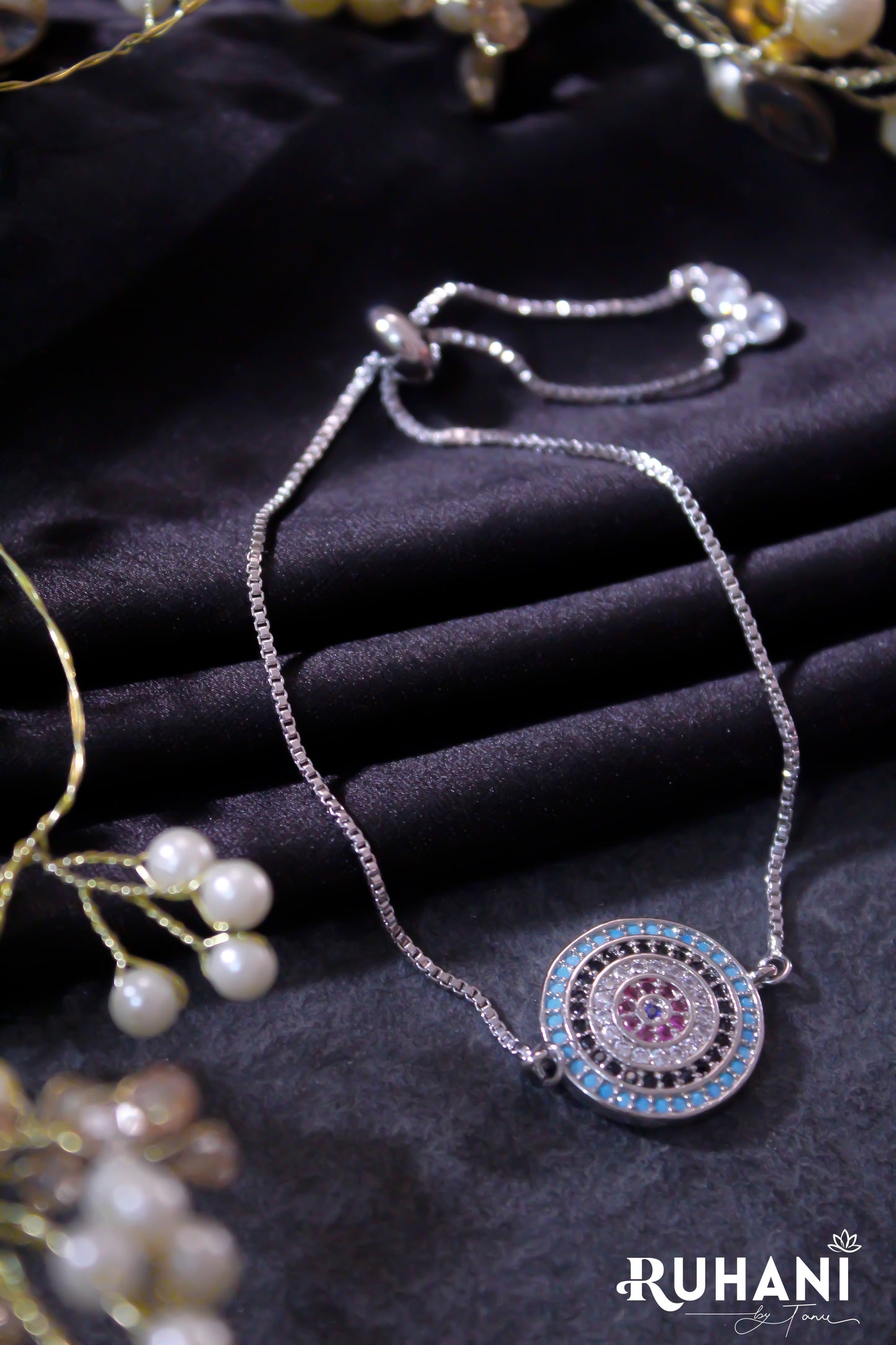 Evil-Eye Silver Bracelet