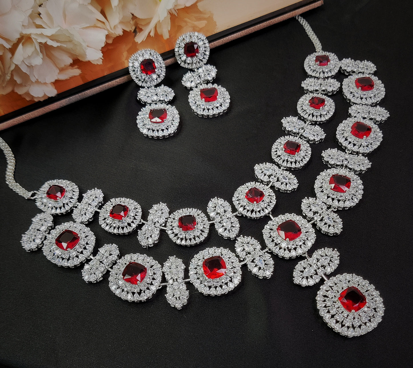 AD Necklace with Ruby