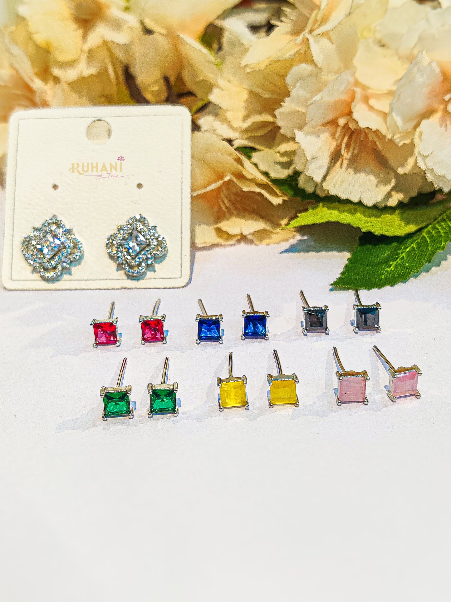 Preet AD Changeable Earrings