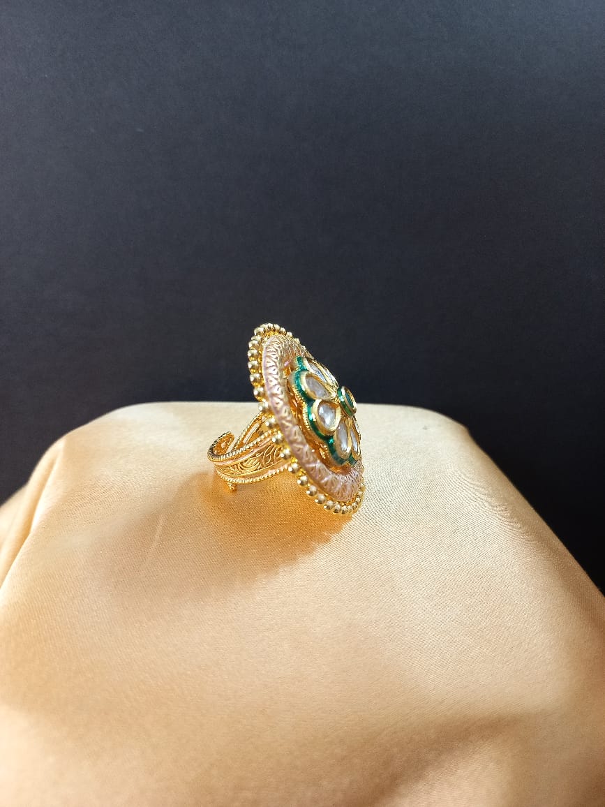 Muskan Kundan Ring