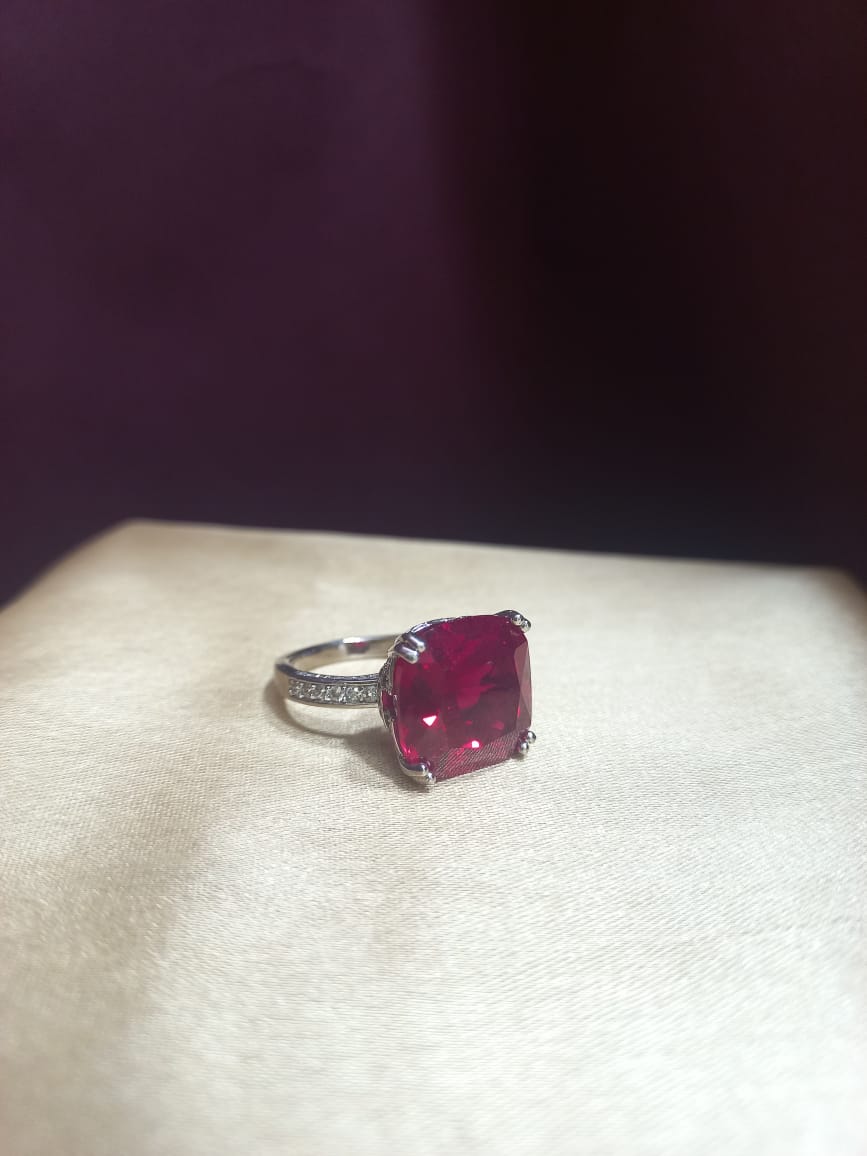 Vedha Ruby AD Ring