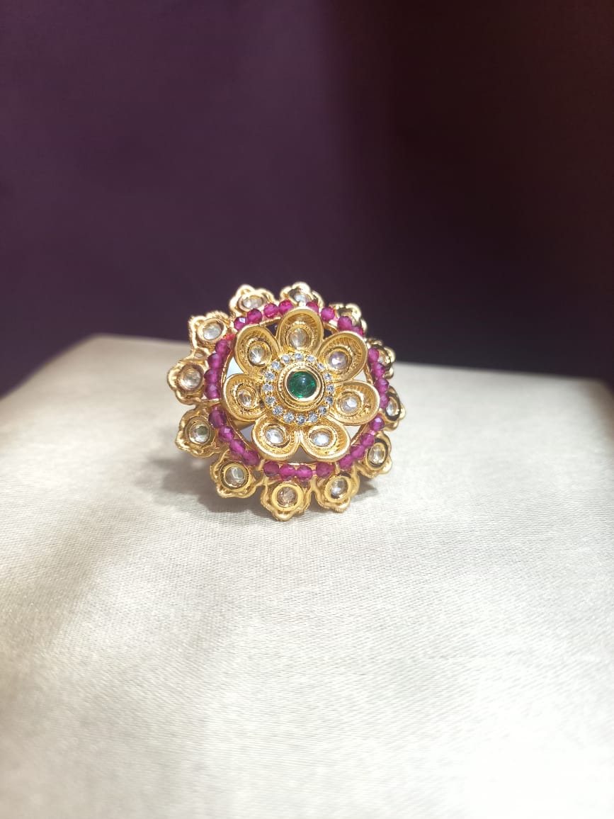 Ahana Kundan Ring