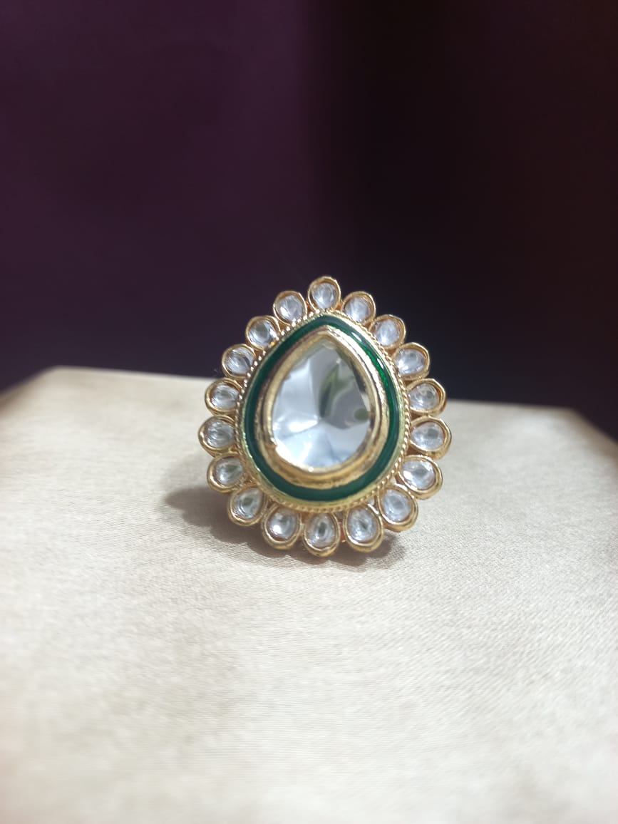 Yashu Polki Ring