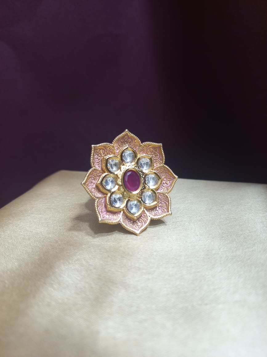 Kyara Kundan Ring