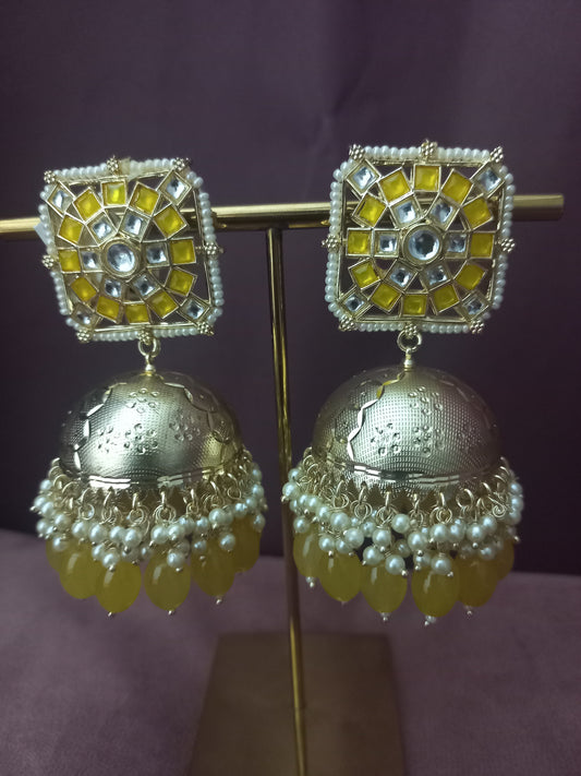 Ritika Meenakari Jhumka