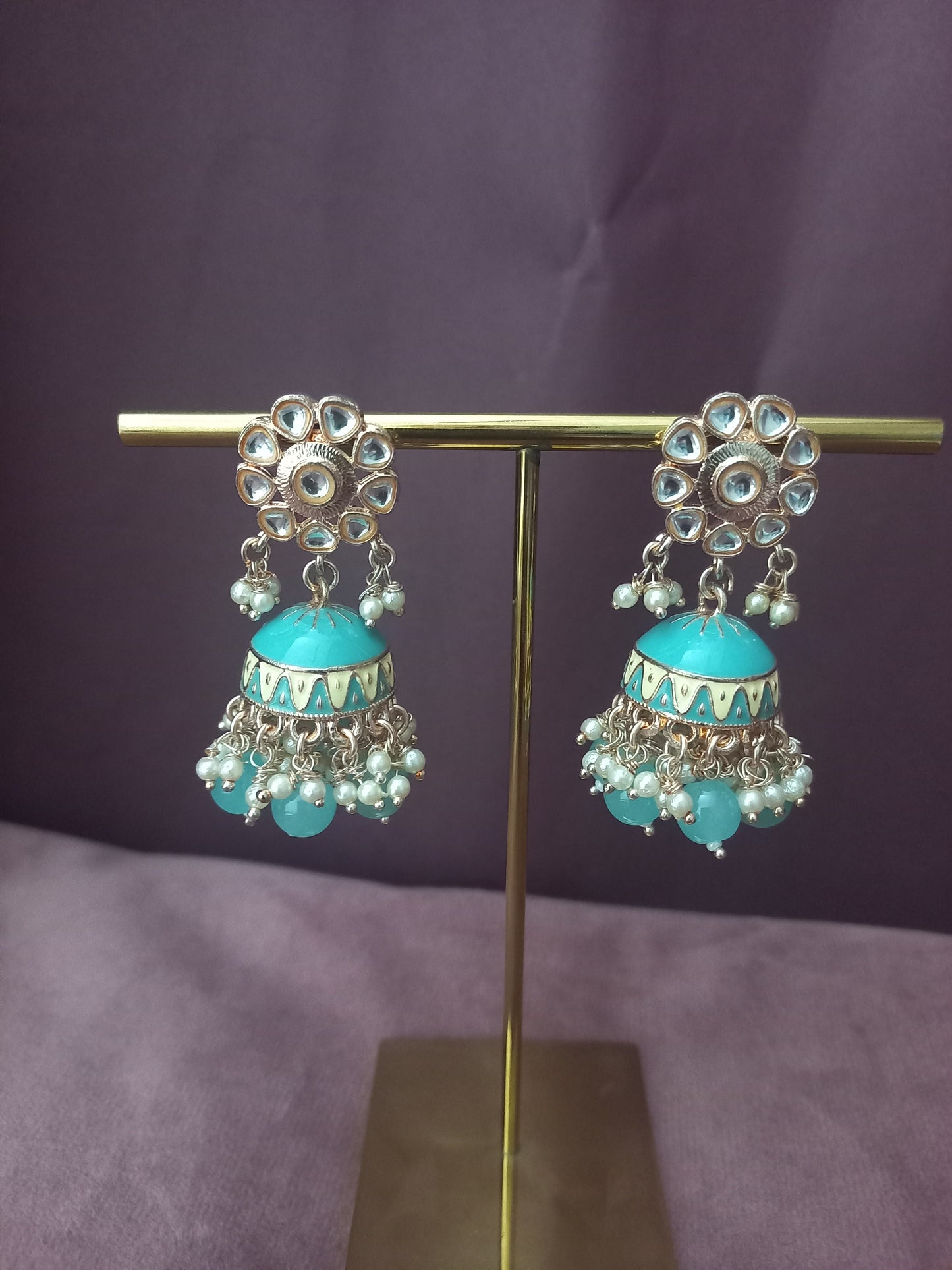 Meera Meenakari Jhumki