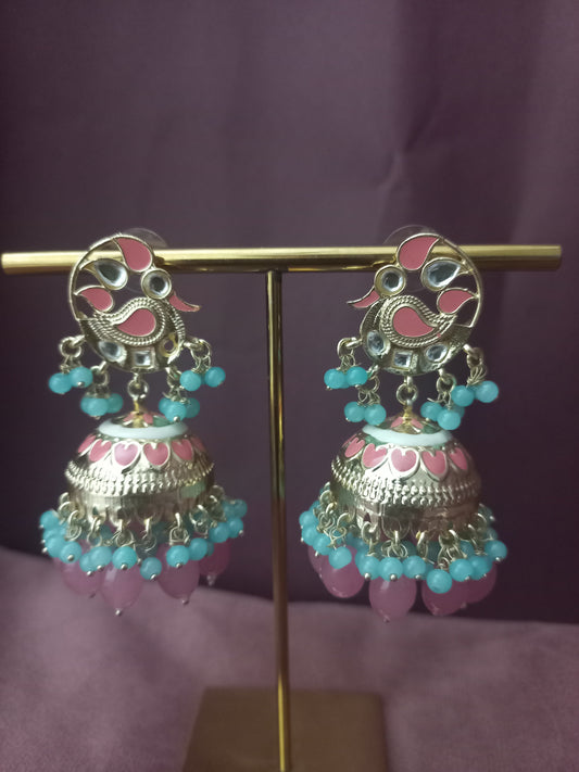 Reva Meenakari Earrings