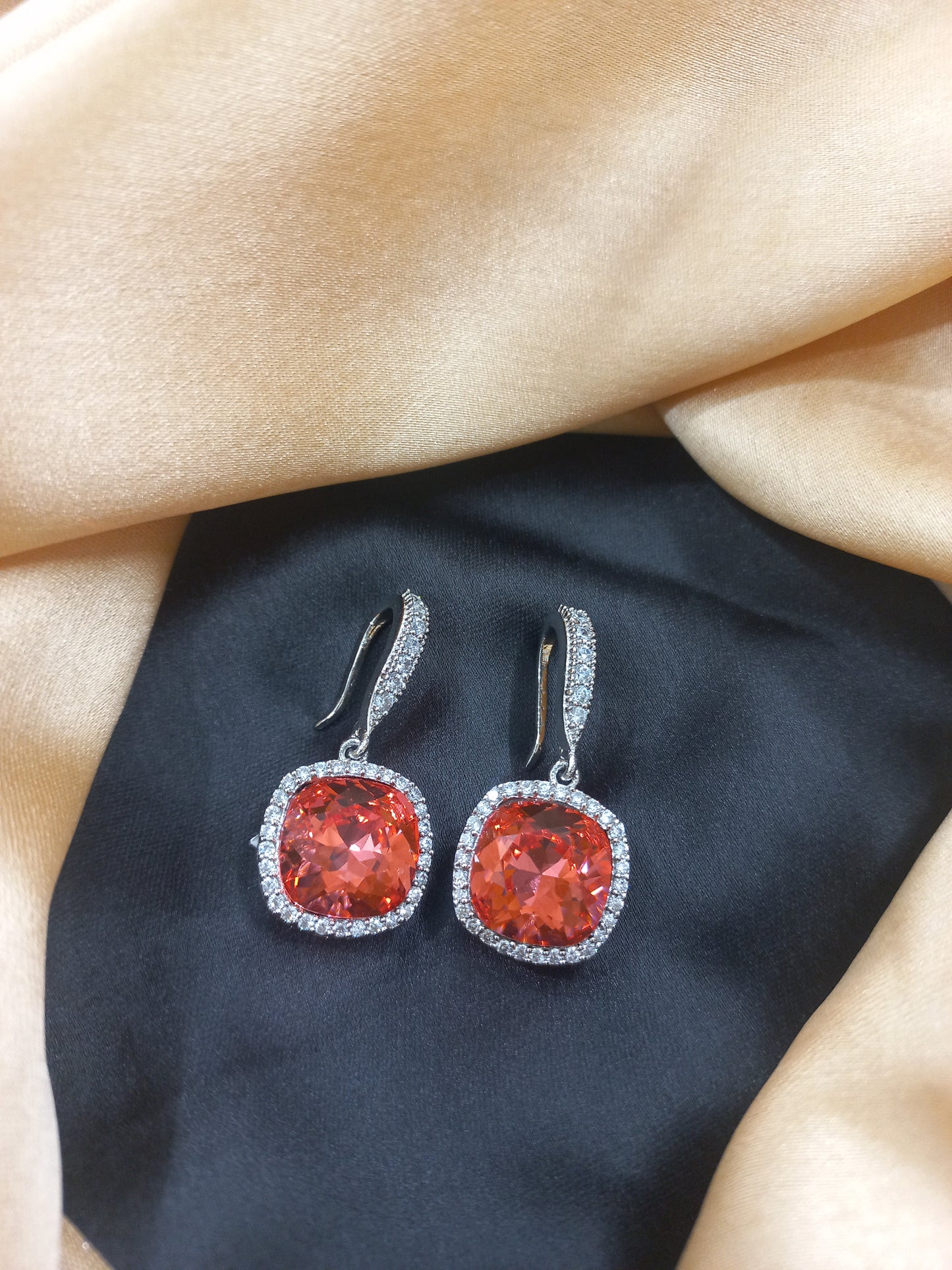 Aisha American Diamond Earrings