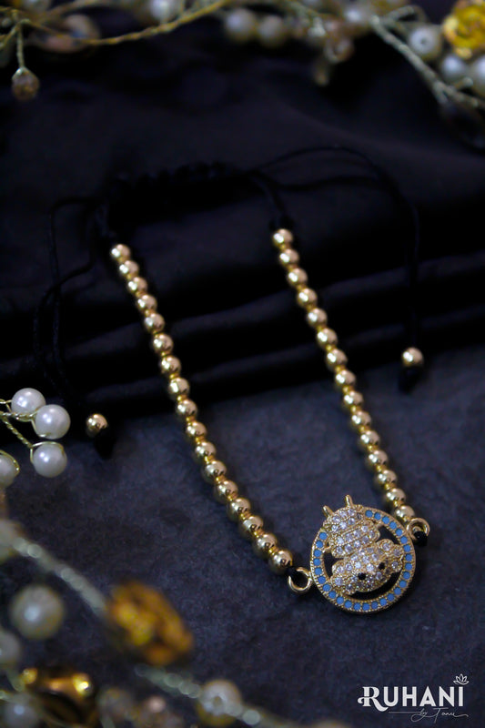 Golden Beaded Bracelet