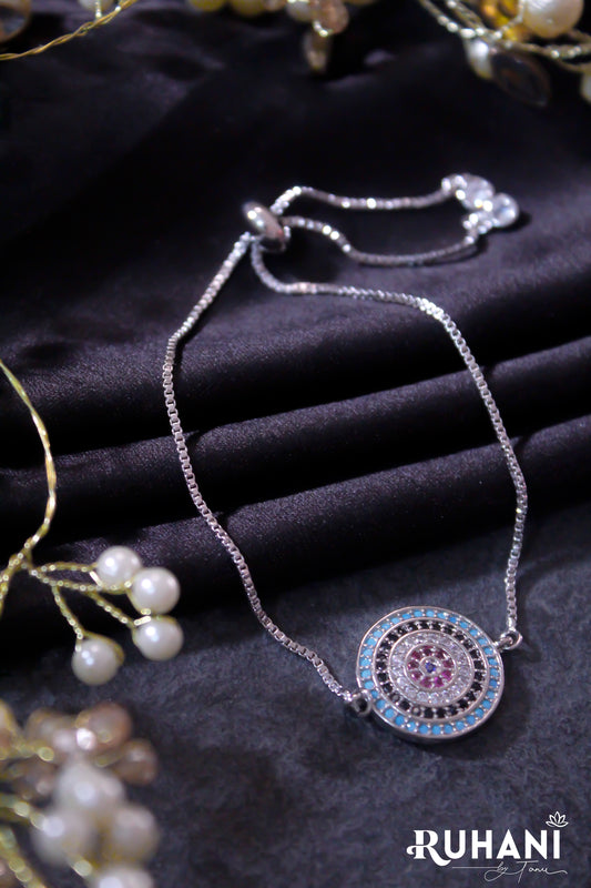 Evil-Eye Silver Bracelet