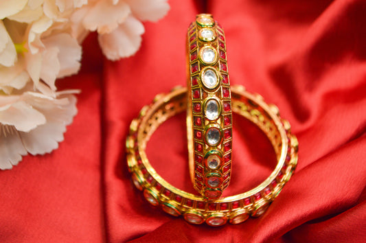Harshita Kundan Bangles