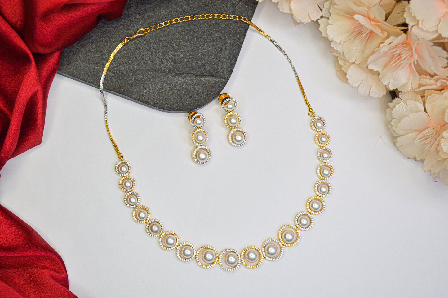 Rashi AD Necklace Set