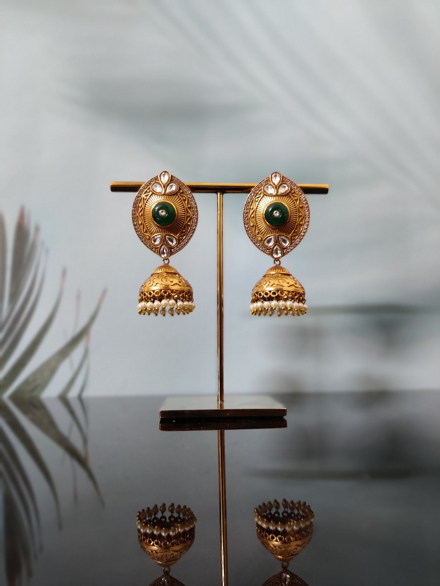 Sandhya Kundan Earrings
