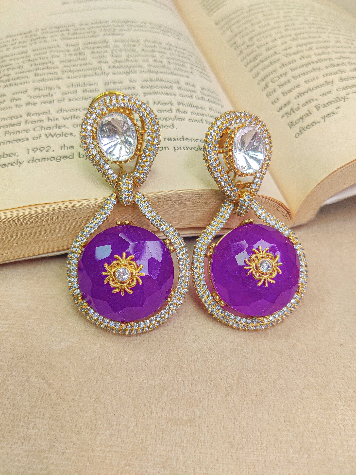 Coloured Nano Stones with American Diamonds