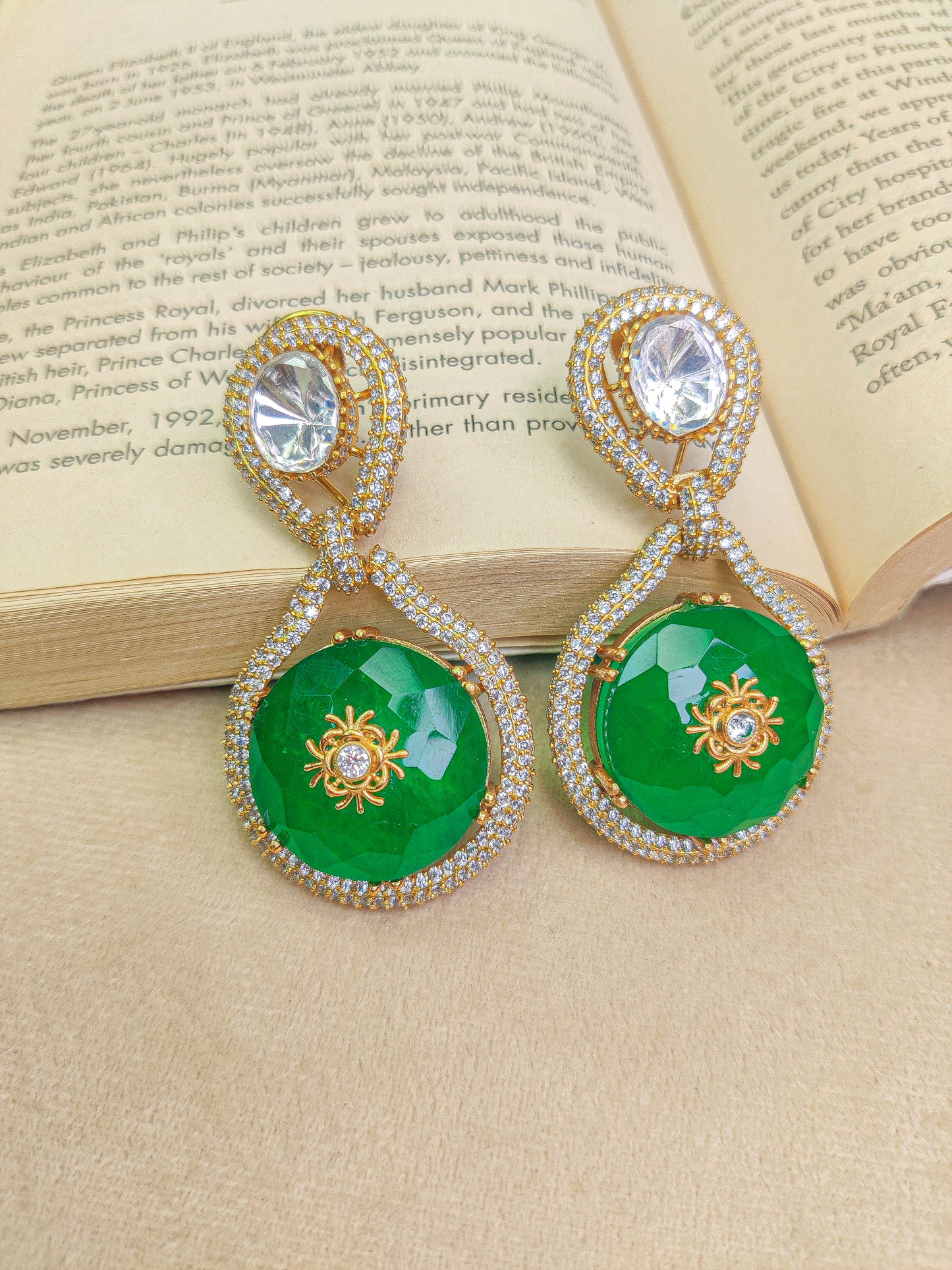 Coloured Nano Stones with American Diamonds