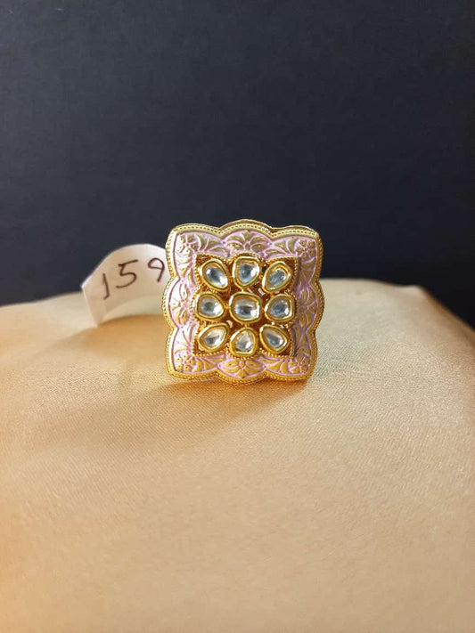 Aliya Kundan Ring