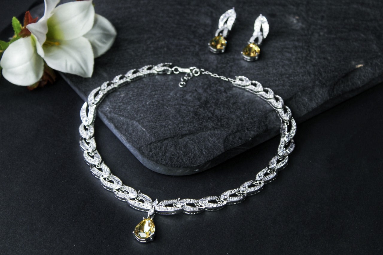 American Diamond Neckpiece