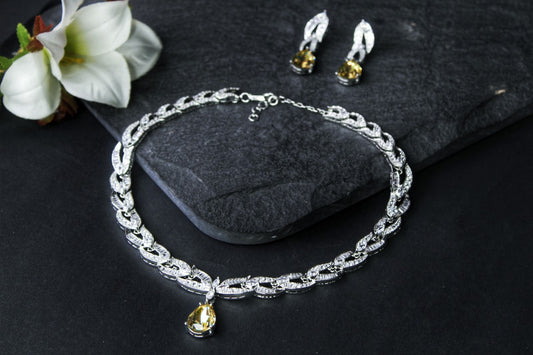 American Diamond Neckpiece