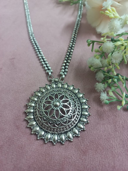 Maya Oxidised Neckpiece