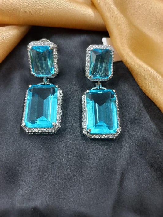 Megha American Diamond Dublet Earrings