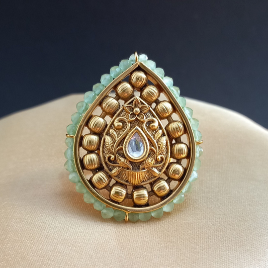 Maya Temple Ring